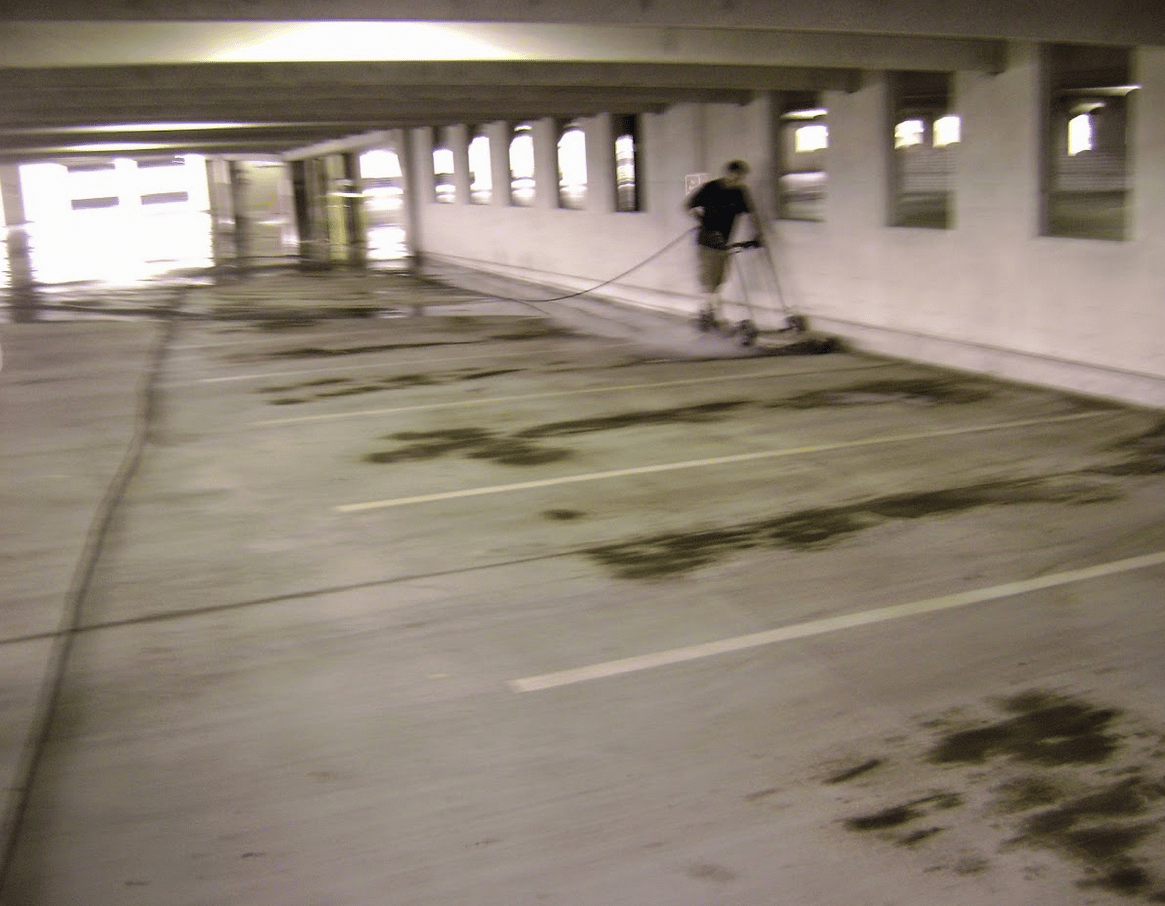 Parking Garage Pressure Washing Chicago